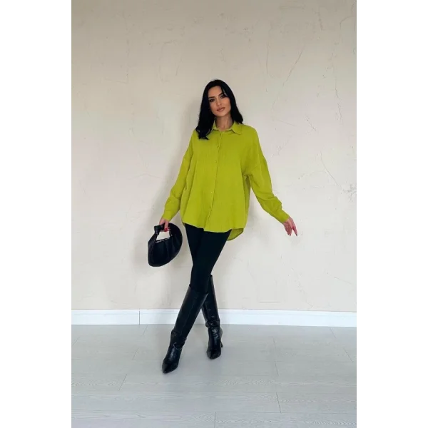 Yağ Yeşili Gömlek