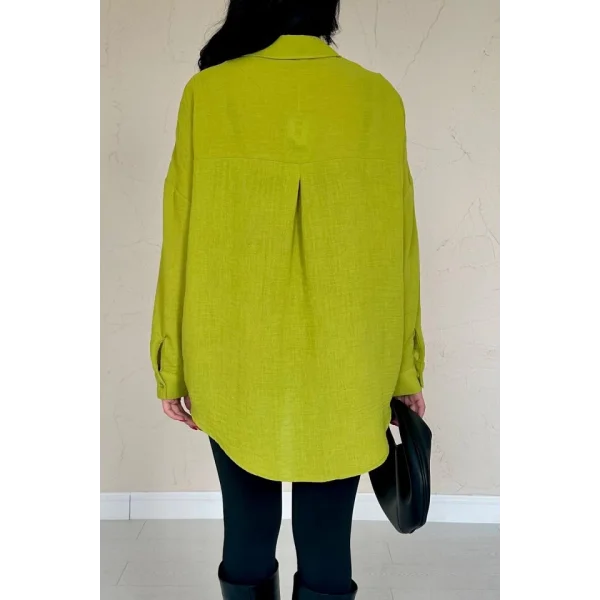 Yağ Yeşili Gömlek