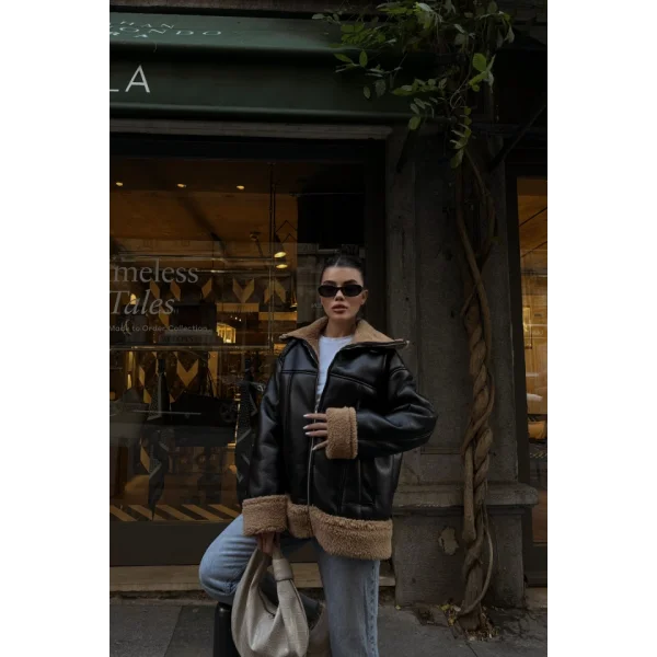 YAKA VE KO ANŞET KÜRK DETAYI DERİ ONT  iyahTaba