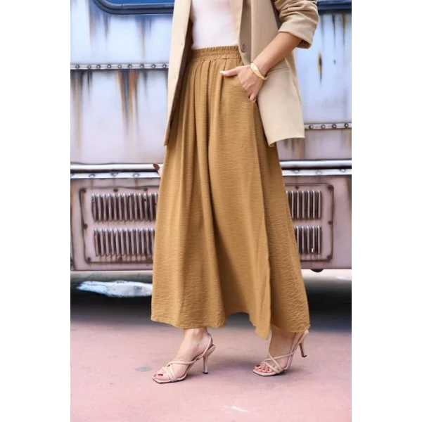 Yandan Cepli Etek  Vizon