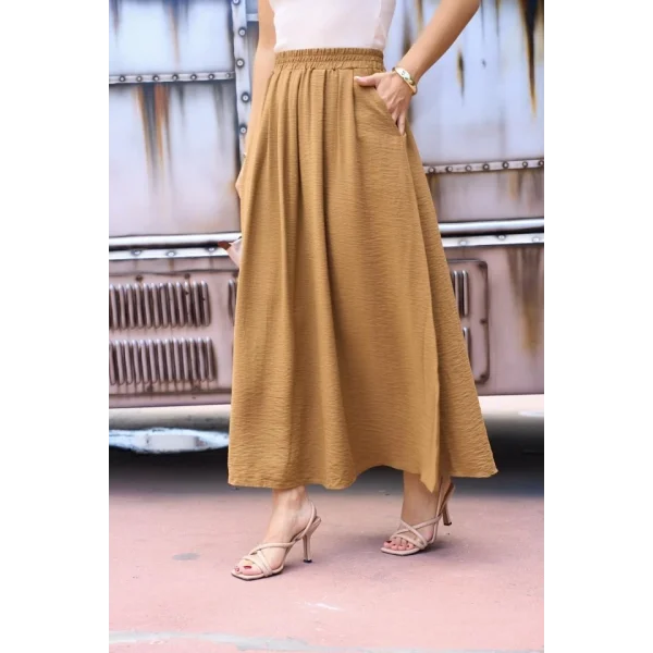 Yandan Cepli Etek  Vizon