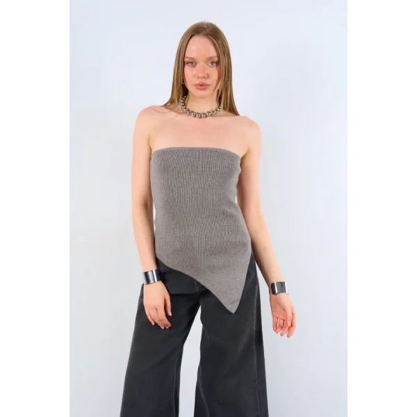 Yanı Uzun Atlet - Orta Gri