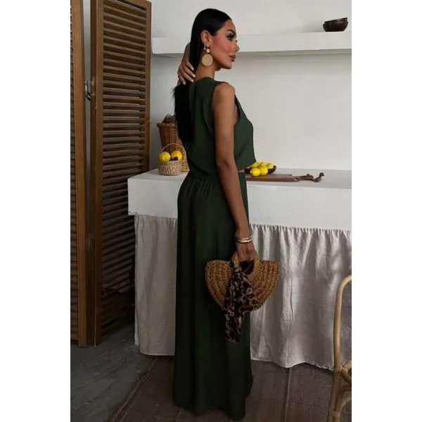 Yelek Önden Bağlamalı Uzun Etekli Takım 10192