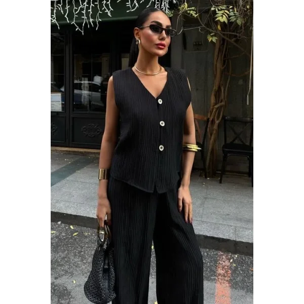 Yelek Pantolon Kırınkıl Kumaş Takım 10032