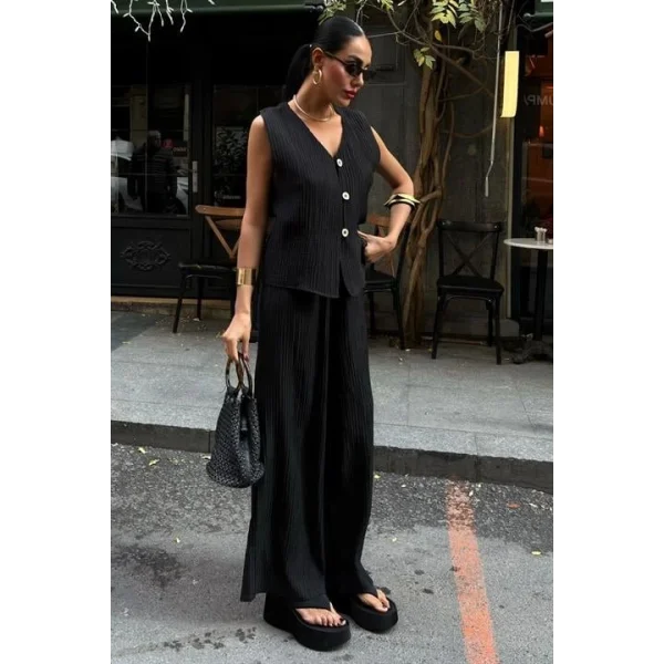 Yelek Pantolon Kırınkıl Kumaş Takım 10032