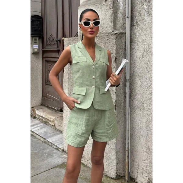 Yelek Şort Viscon Takım 10156-17