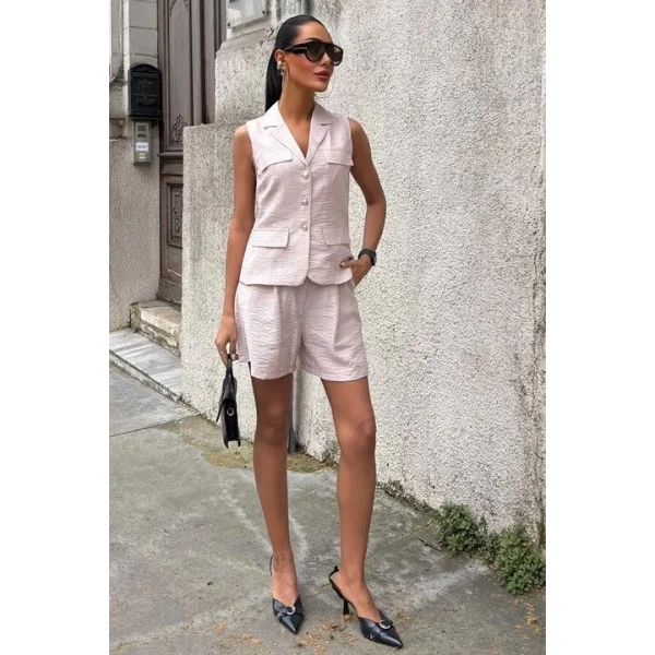 Yelek Şort Viscon Takım 10156-17