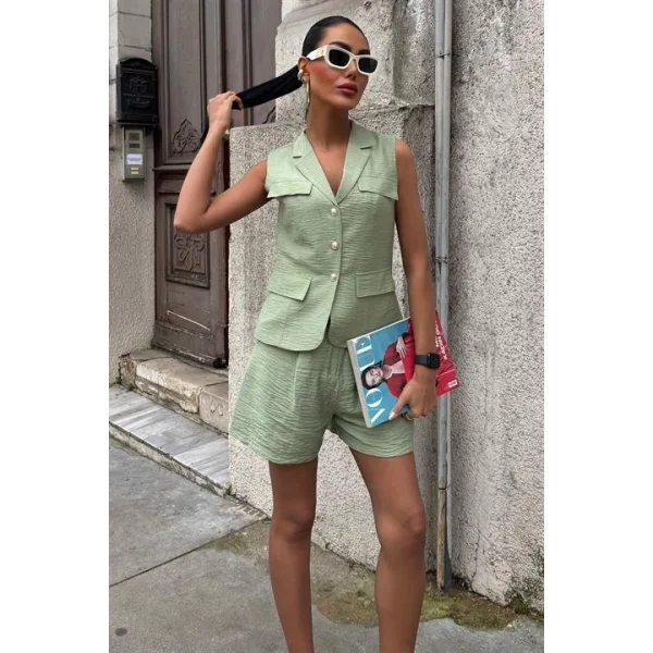 Yelek Şort Viscon Takım 10156-17