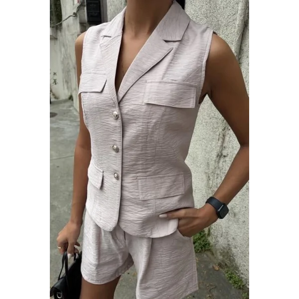 Yelek Şort Viscon Takım 10156-17