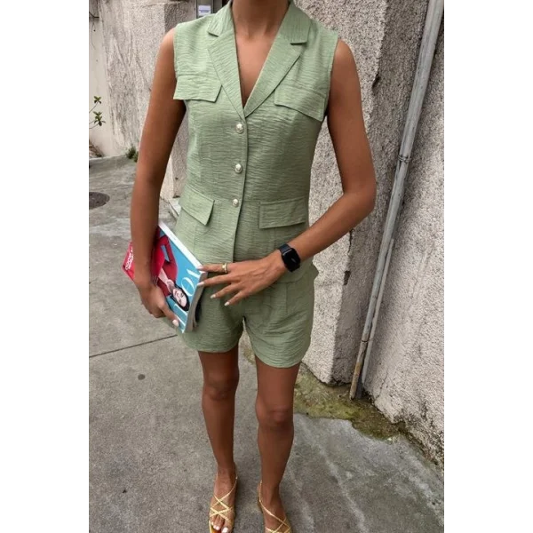 Yelek Şort Viscon Takım 10156-17