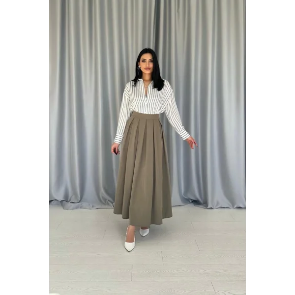 Yeşil Çizgili Gömlek