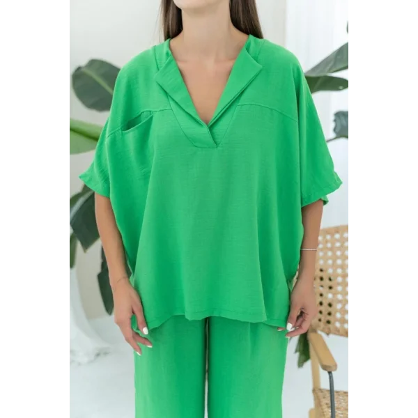 Yeşil V Yaka Takım