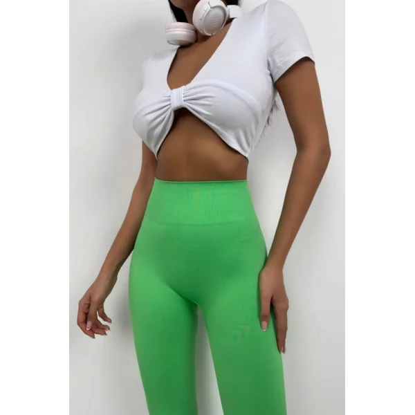 Yüksek Bel Dikişsiz Tayt