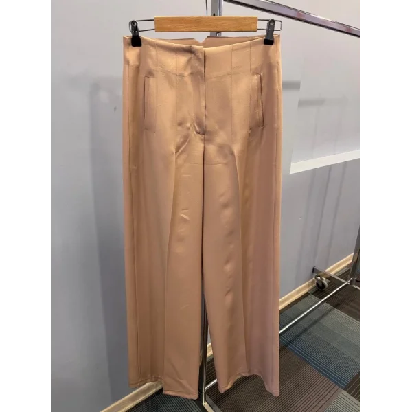 Yüksek Bel Pensli̇ Palazzo Pantolon