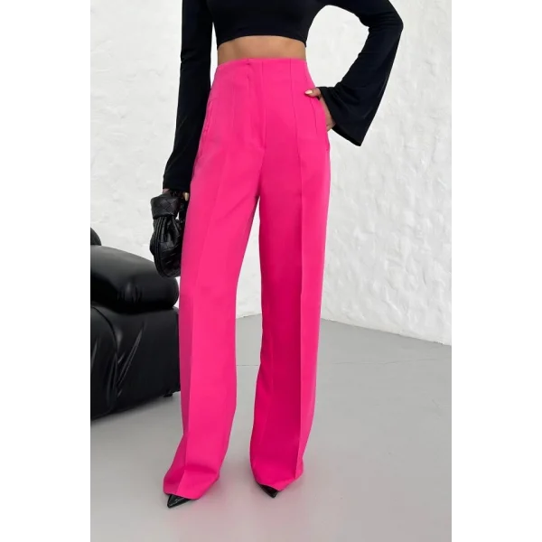 Yüksek Bel Pensli̇ Palazzo Pantolon