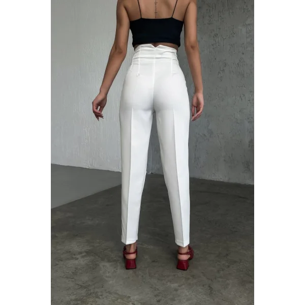 Yüksek Bel Pensli̇ Pantolon