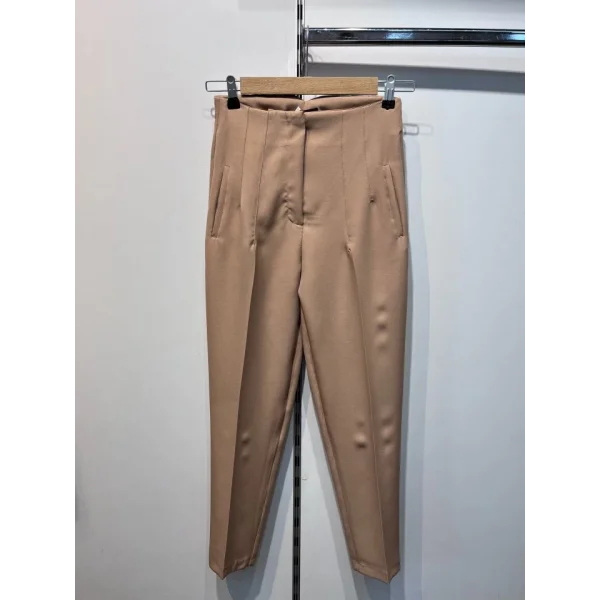 Yüksek Bel Pensli̇ Pantolon