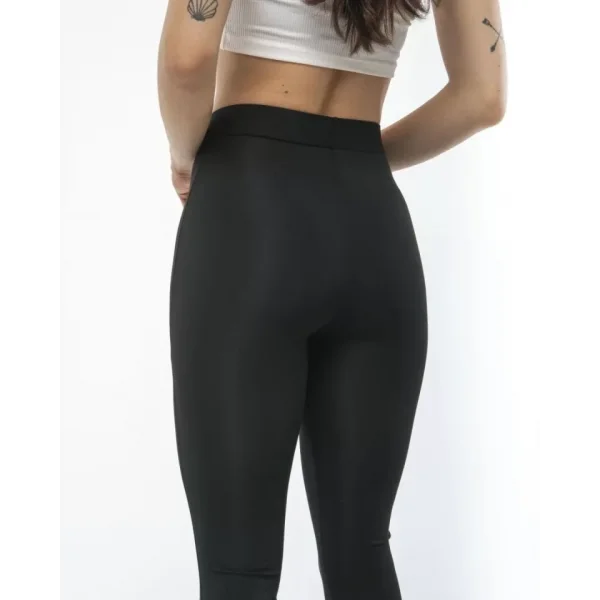 Yüksel Bel İspanyol Paça Tayt - Siyah