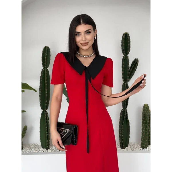 Zerra Yaka Kurdale Detay Elbise