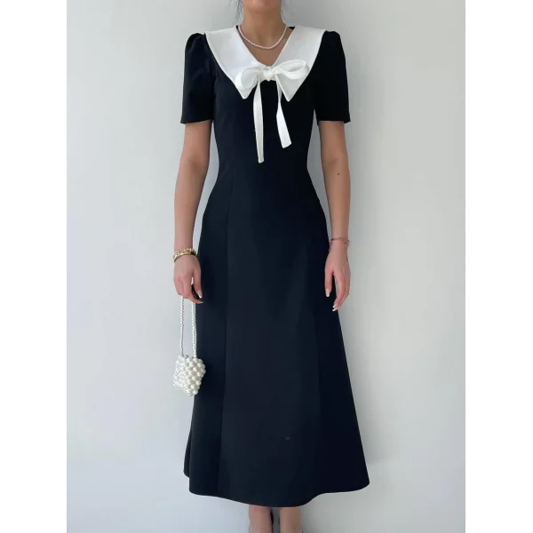 Zerra Yaka Kurdale Detay Elbise