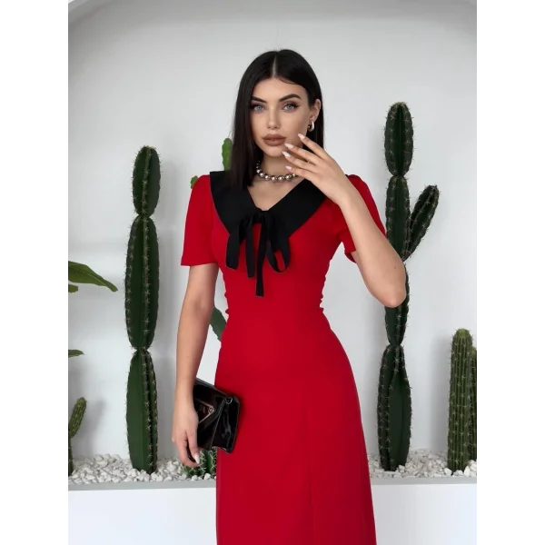 Zerra Yaka Kurdale Detay Elbise