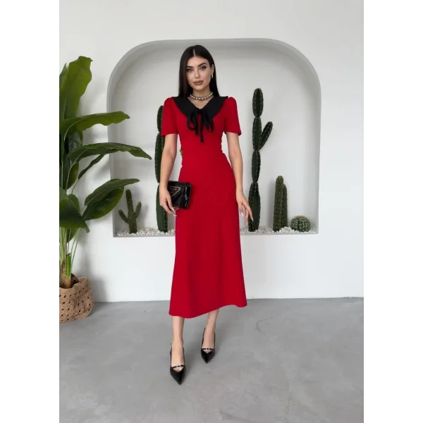 Zerra Yaka Kurdale Detay Elbise