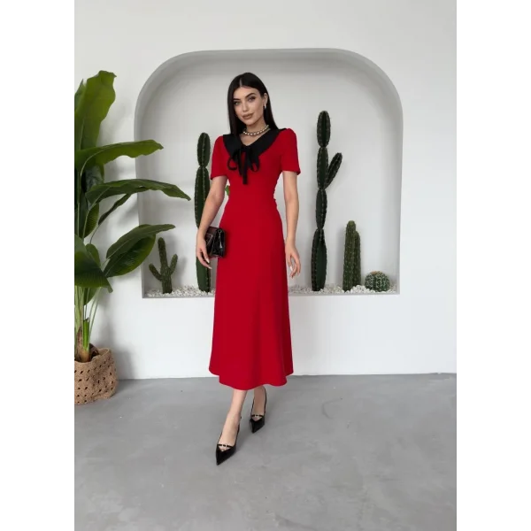 Zerra Yaka Kurdale Detay Elbise