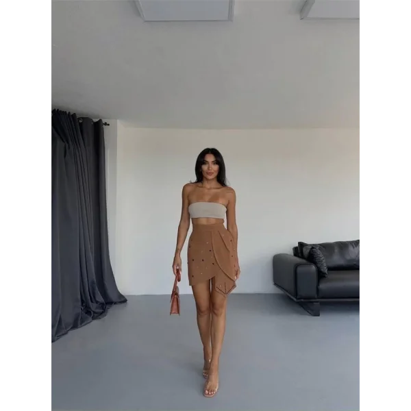 ZIBA DETAYI TAARI ETEK KUYRUK DETAYI  Kahverengi