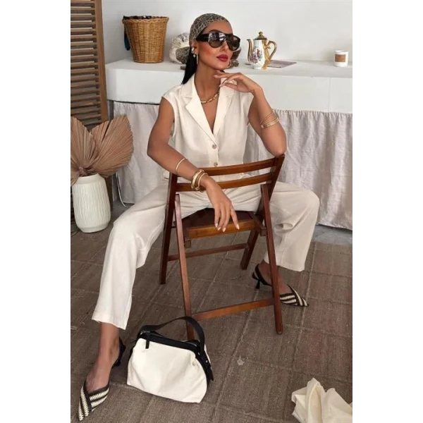 Zoe Crop Yelek Takım 9744-08