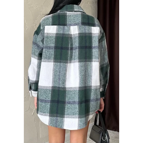 Zümrüt Cepli Oduncu Gömlek