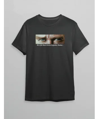 10 Kasım Unisex Atatürk Baskılı T-shirt - Siyah