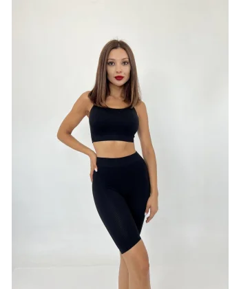 13152 FİTİLLİ ŞORTSİYAH