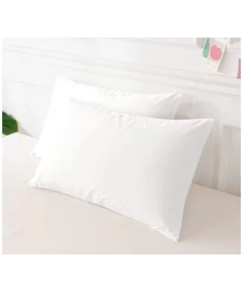 2 Adet Çift Kişilik Doğal Yün Yastık Merinos Yünü - Beyaz