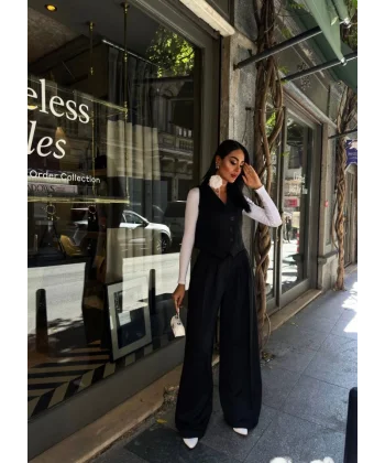 330 Gr Poly Viscose Astarli Suit Takim