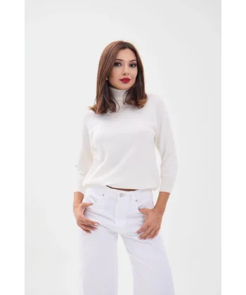 4212 TRİKO FAKİR KOL BALIKÇI KAZAK-EKRU