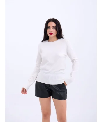 4217 TRİKO BASİC KAZAK-EKRU