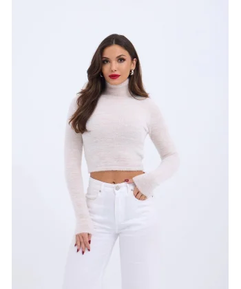 42461 TRİKO SİMLİ BALIKÇI KAZAK-EKRU