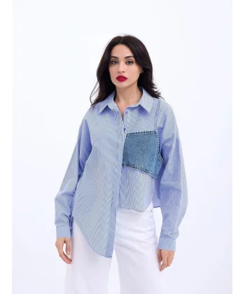 5419 GÖEKAVİ BEYAZ ÇİZGİİ