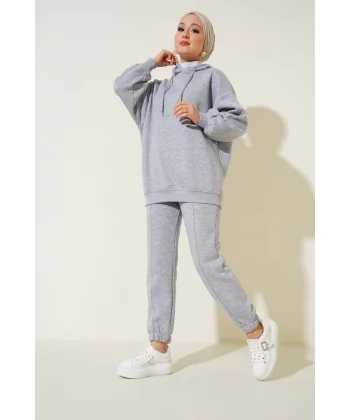 55434 Oversize Eşofman Takımı - Gri