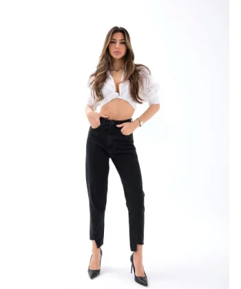 5682 KOT PANTOLON-SİYAH