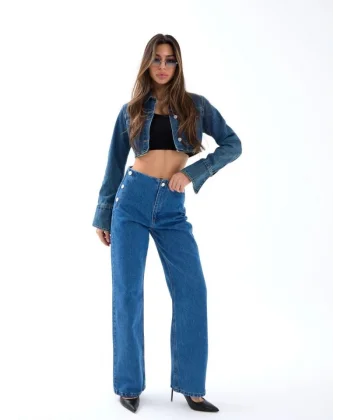 5997 KOT PANTOLON-MAVİ