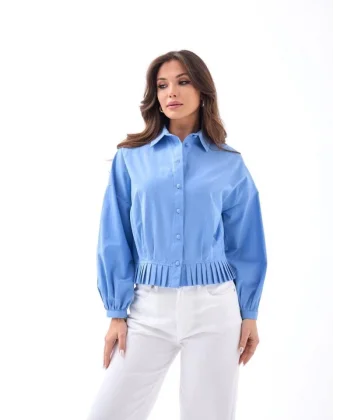 6457 GÖMLEK-KOYU MAVİ