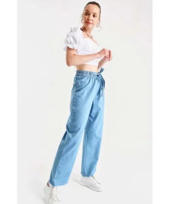 6469 BOL PAÇA JEANS PANTOLON  Mavi