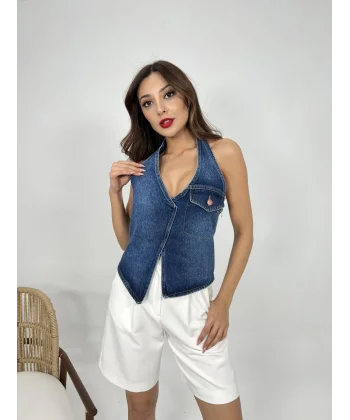 6532 KOT YELEK-MAVİ