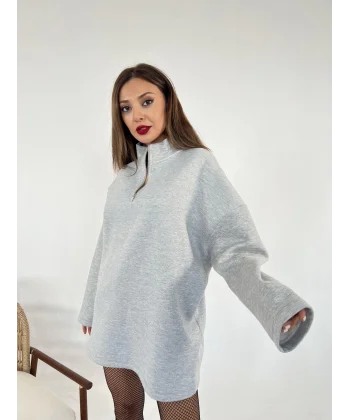 6617 SWEATGRİ MELANJ