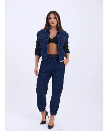 6627 KOT PANTOLON-MAVİ