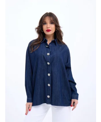 6633 KOT GÖMLEK-MAVİ