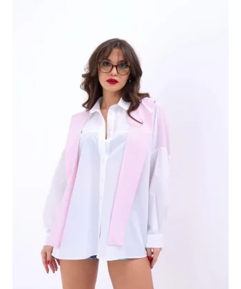 6749 GÖMLEKPEMBE ÇİZGİLİ