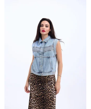 6779 KOT YELEK-MAVİ