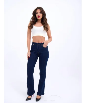 6895 FLARE DENİM-KOYU MAVİ